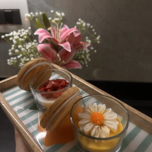 Flower candle