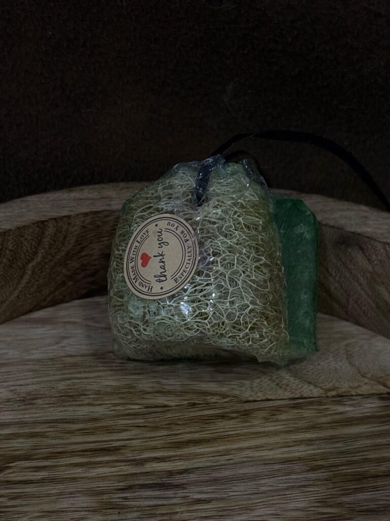 soap with lufa